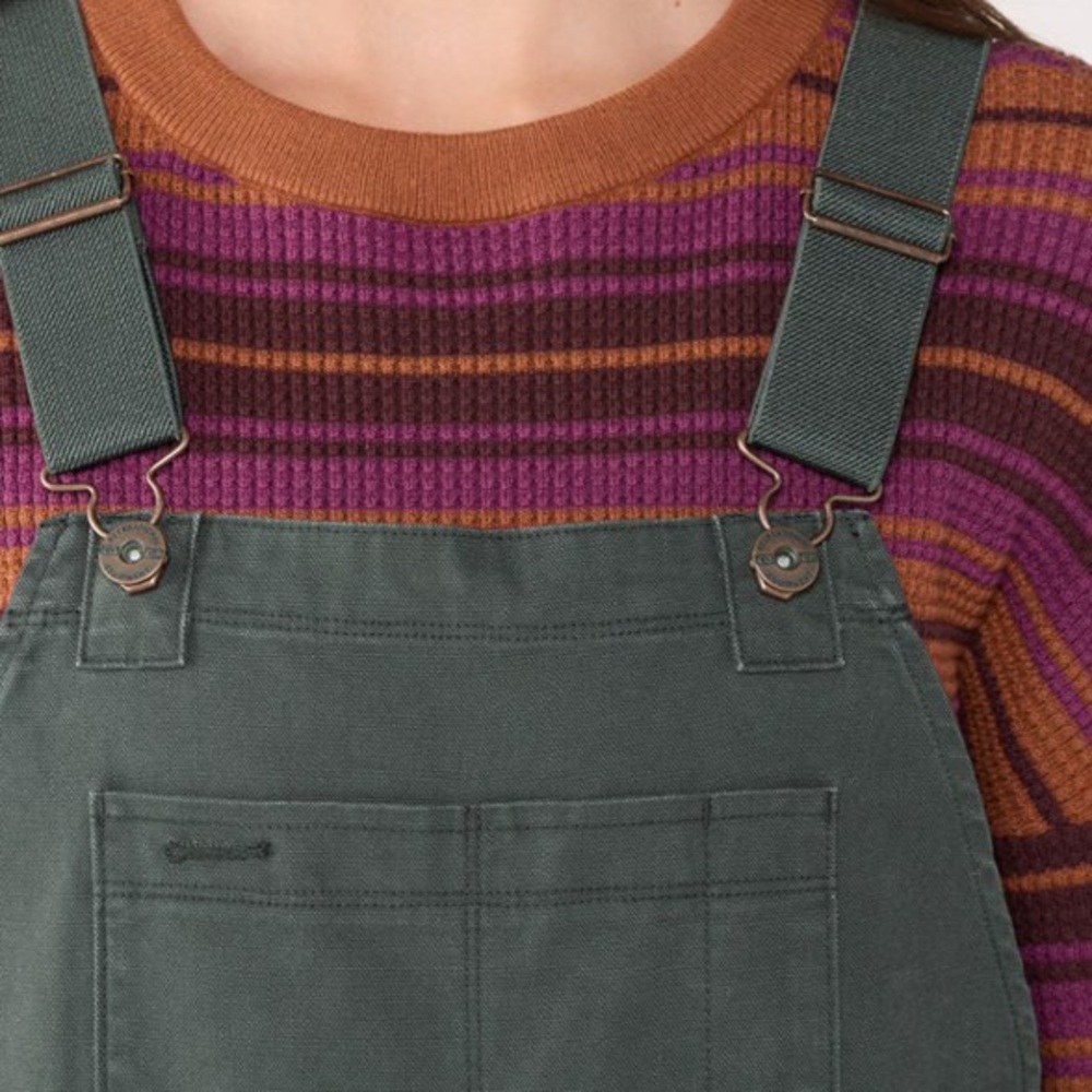 REI Women's Black Campwell Workwear Overalls - Size 14 - Picture 4 of 15